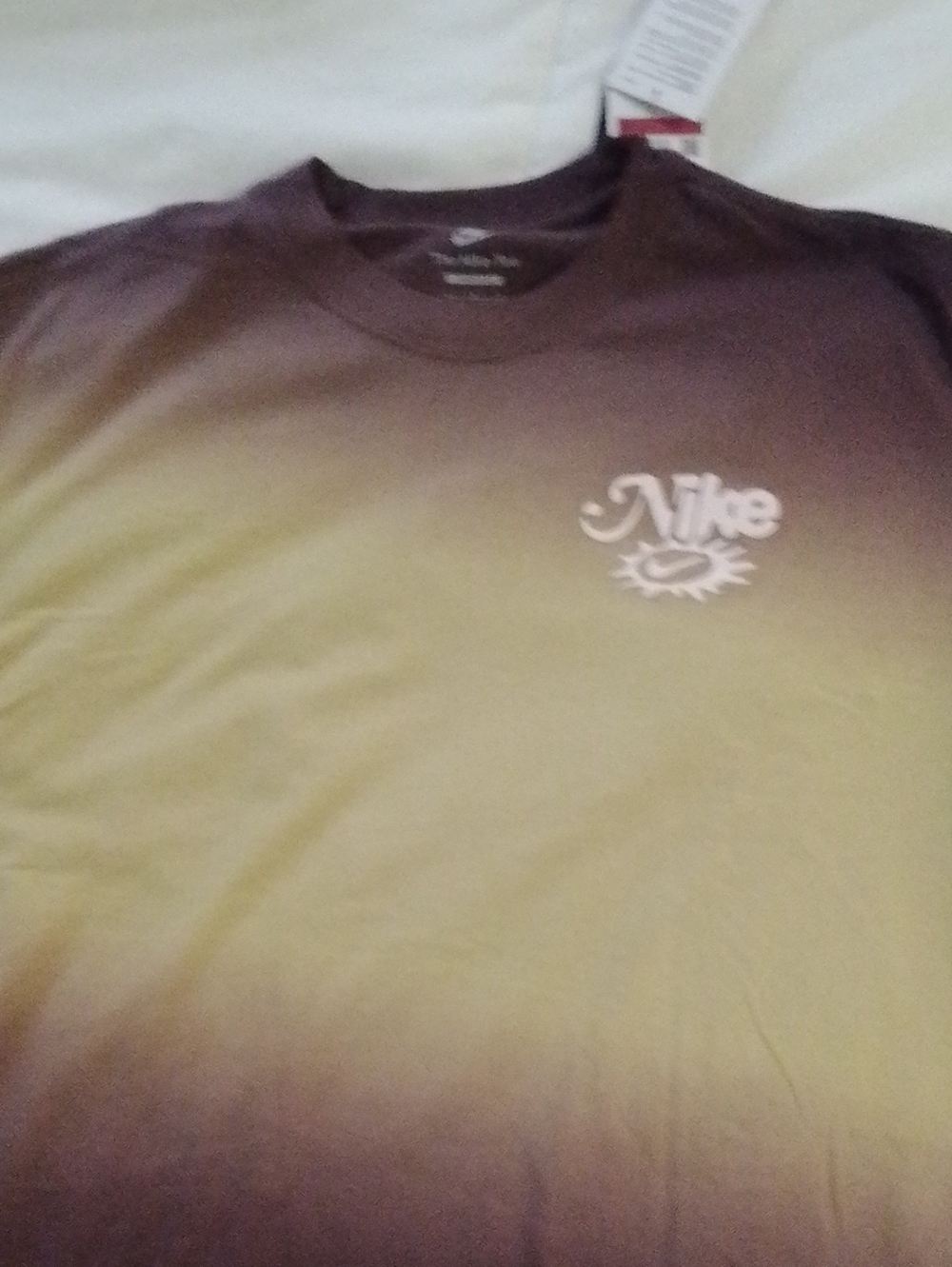 Nike Men’s Brown to Olive Gradient Crew Tee